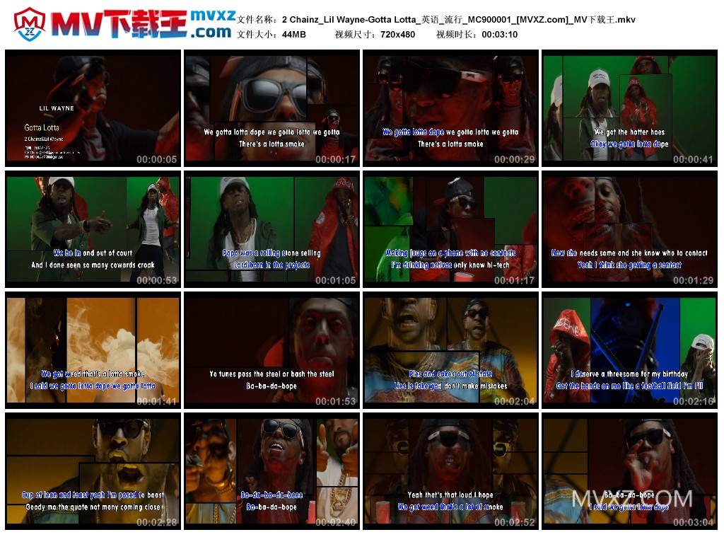 2 Chainz_Lil Wayne-Gotta Lotta_英语_流行_MC900001